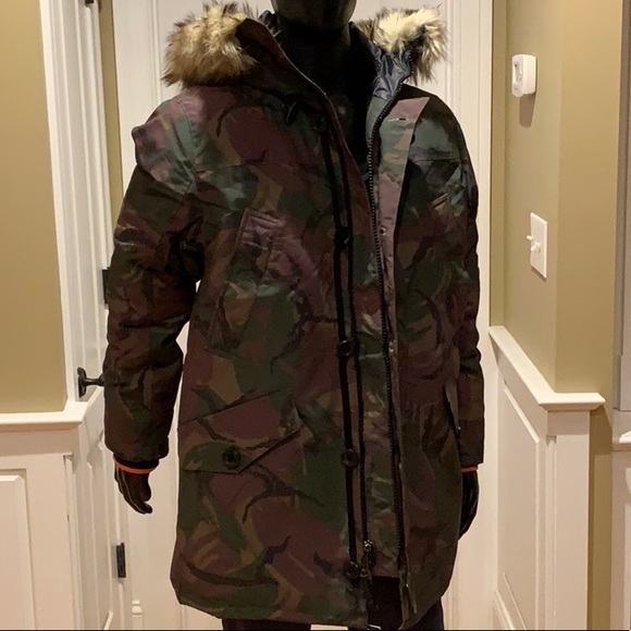 Polo Ralph Lauren down camo parka NWT